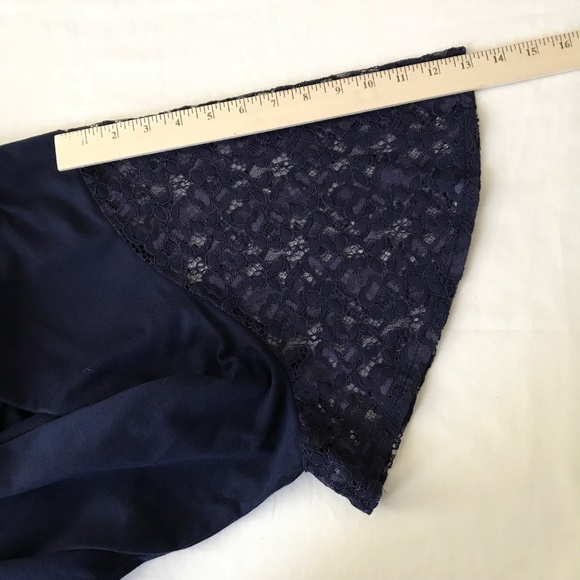 WOMAN WITHIN Lace Sleeve Tunic V-Neck Tee Shirt Women’s Plus Size 4X 34/36 - Picture 13 of 16